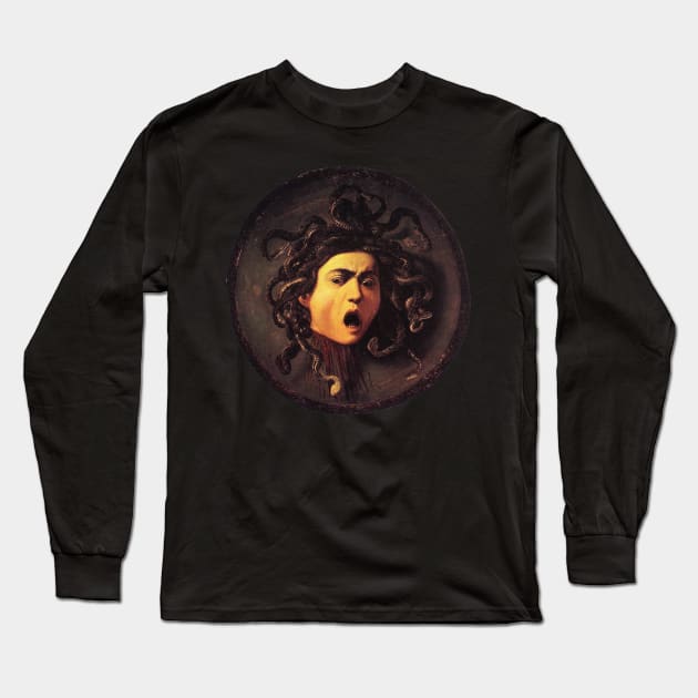 caravaggio - medusa head Long Sleeve T-Shirt by pripple